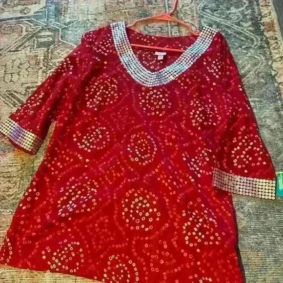 Calypso for Target woven tunic - Picture 6 of 7